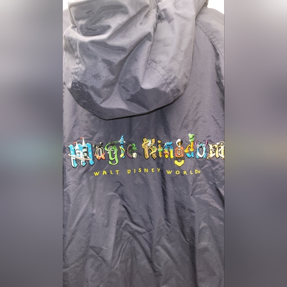 Walt Disneyworld Magical Kingdom jacket navy 90s vintage mens small - Picture 5 of 11